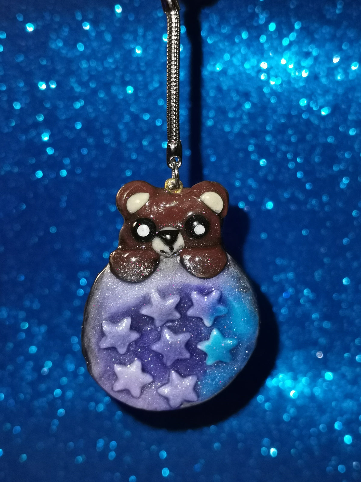 Galaxy Star Teddy Worry Stone