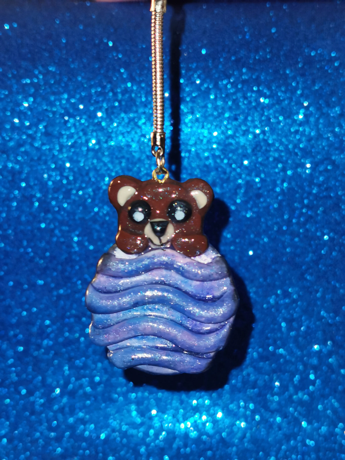 Galaxy Ripple Wave Teddy Bear Worry Stones