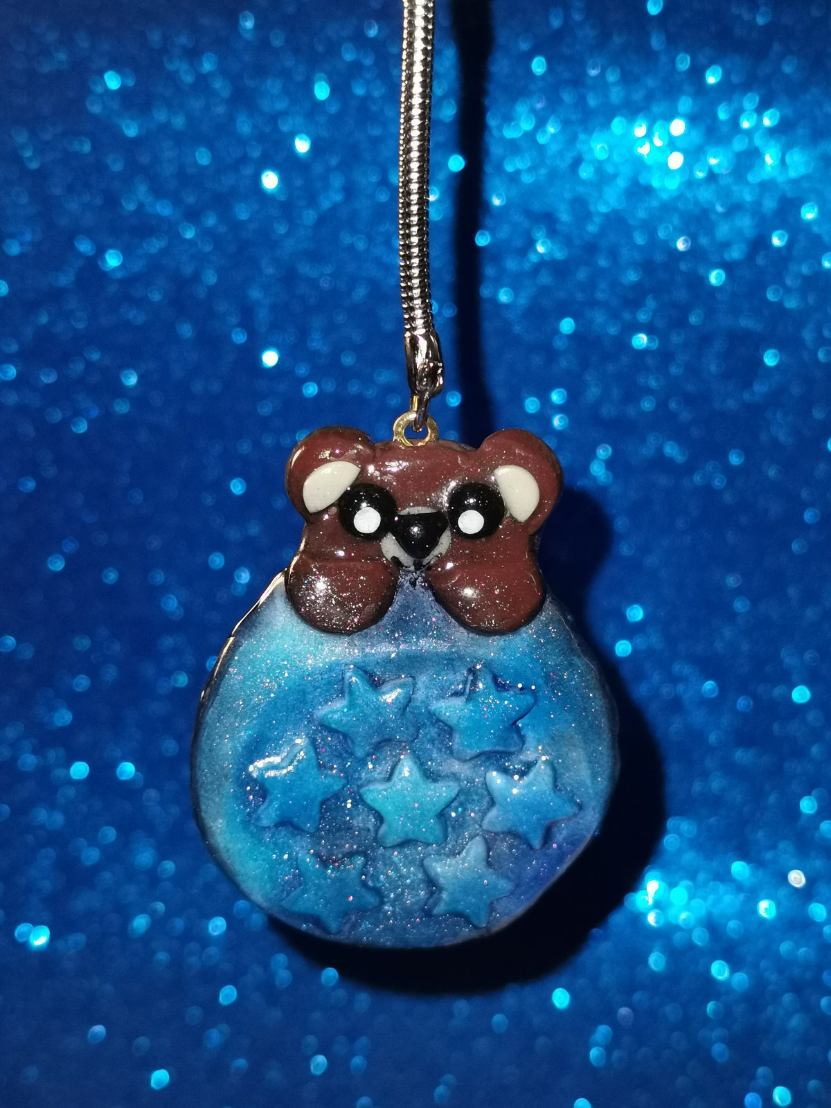 Galaxy Star Teddy Worry Stone