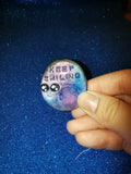 Galaxy Aurora Affirmation Worry Stone Set - Courage