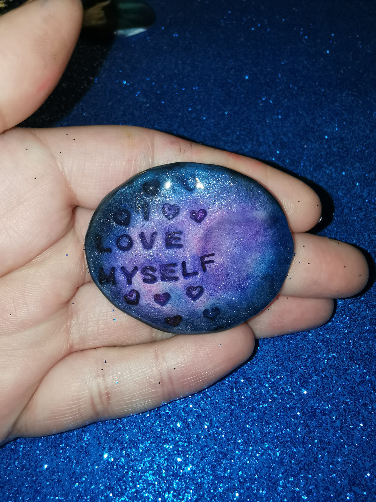Galaxy Aurora Affirmation Worry Stones - Fresh Beginnings Set
