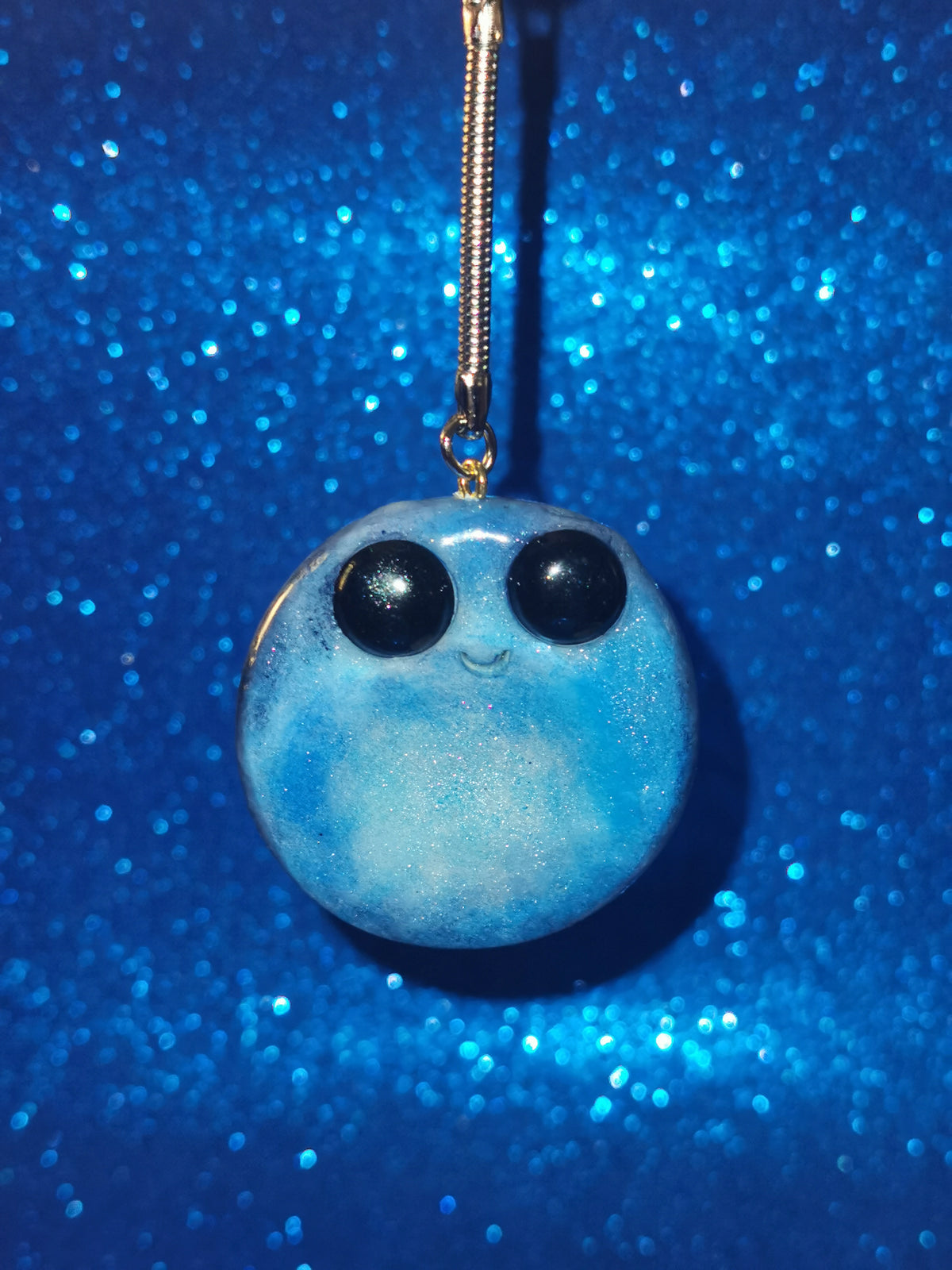 Galaxy Aurora Blob Buddy Worry Stone Keyring