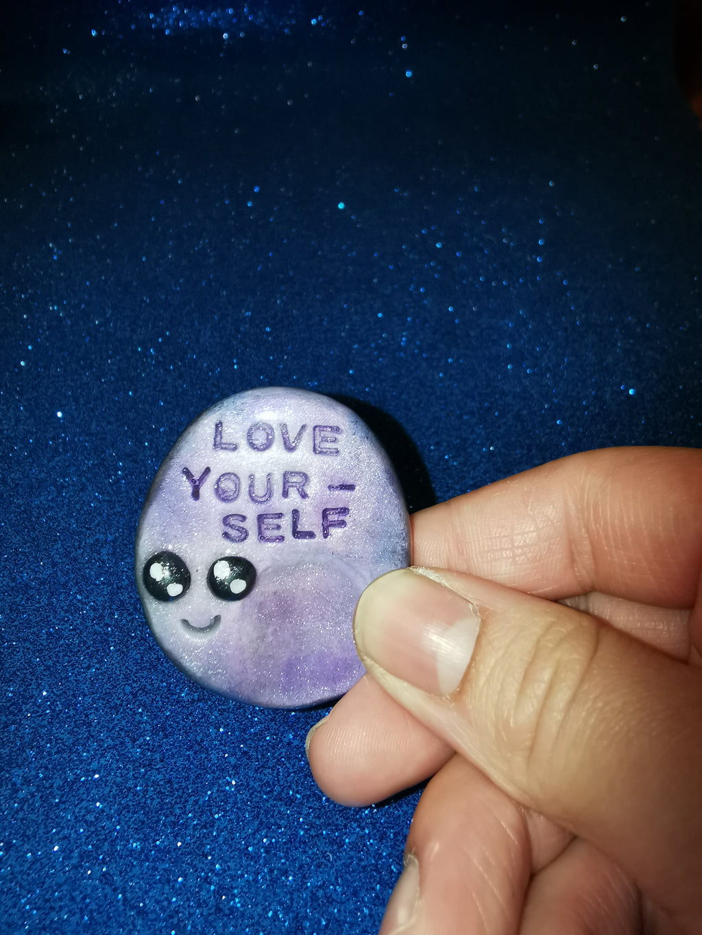 Galaxy Aurora Affirmation Worry Stone Set - Hope
