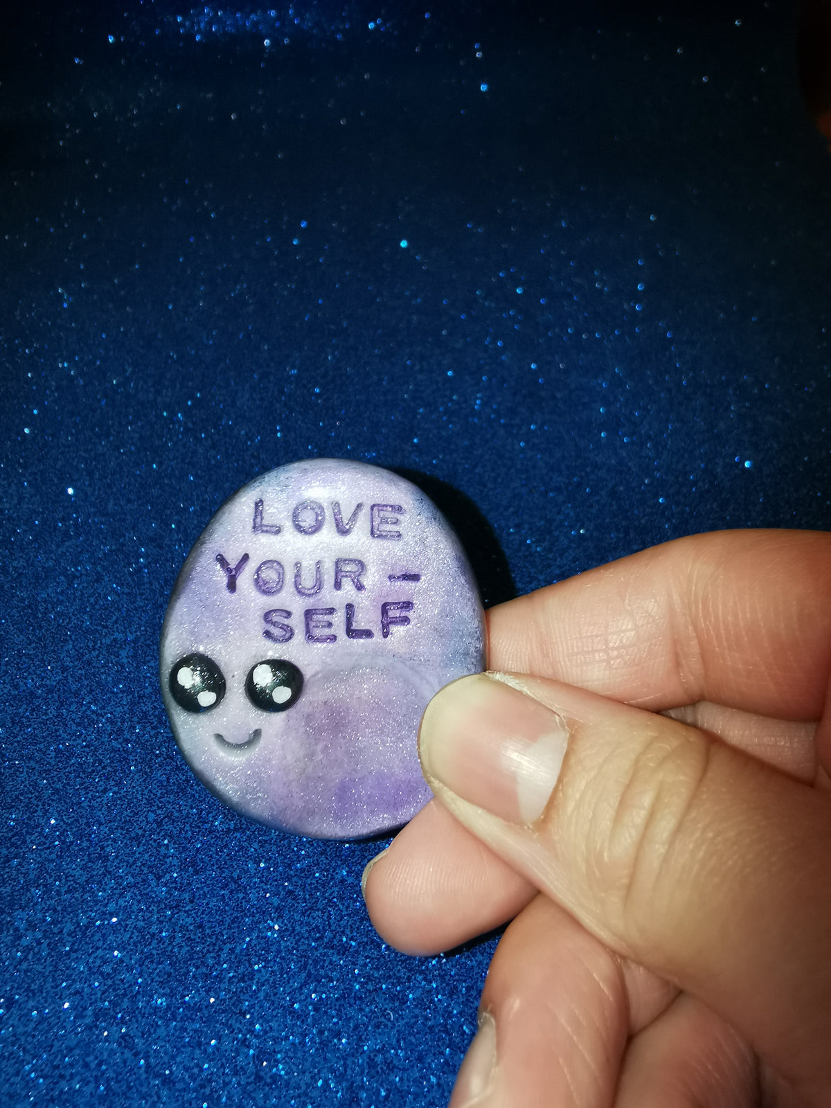 Galaxy Aurora Affirmation Worry Stone Set - Hope