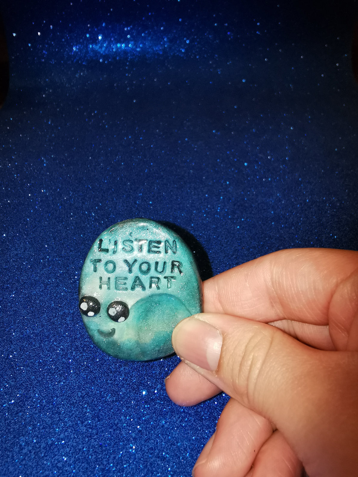 Galaxy Aurora Affirmation Worry Stone Set - Hope