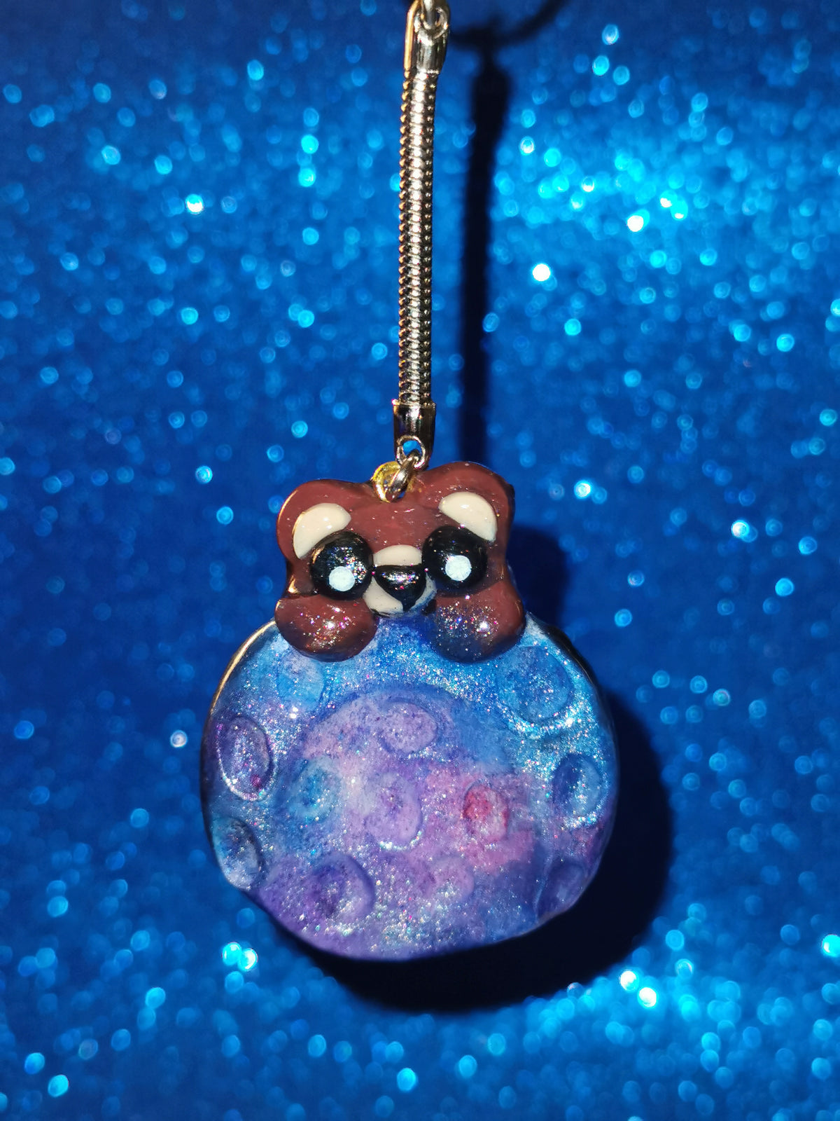 Galaxy Crater Moon Teddy Bear Worry Stones