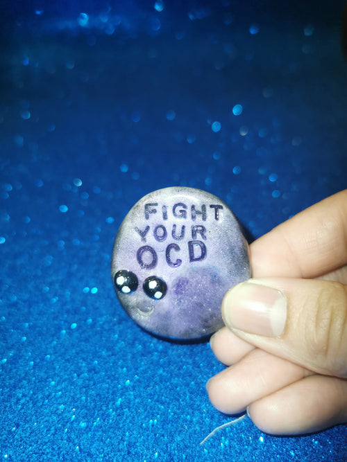 Galaxy Aurora Affirmation Worry Stone Set - Courage