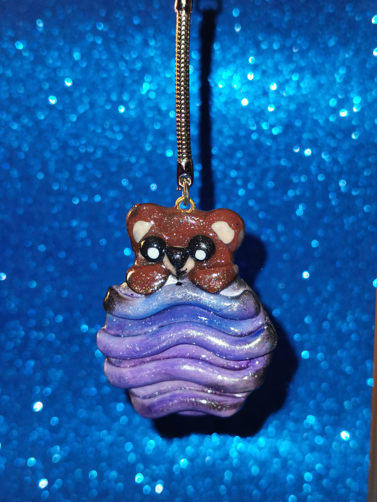 Galaxy Ripple Wave Teddy Bear Worry Stones