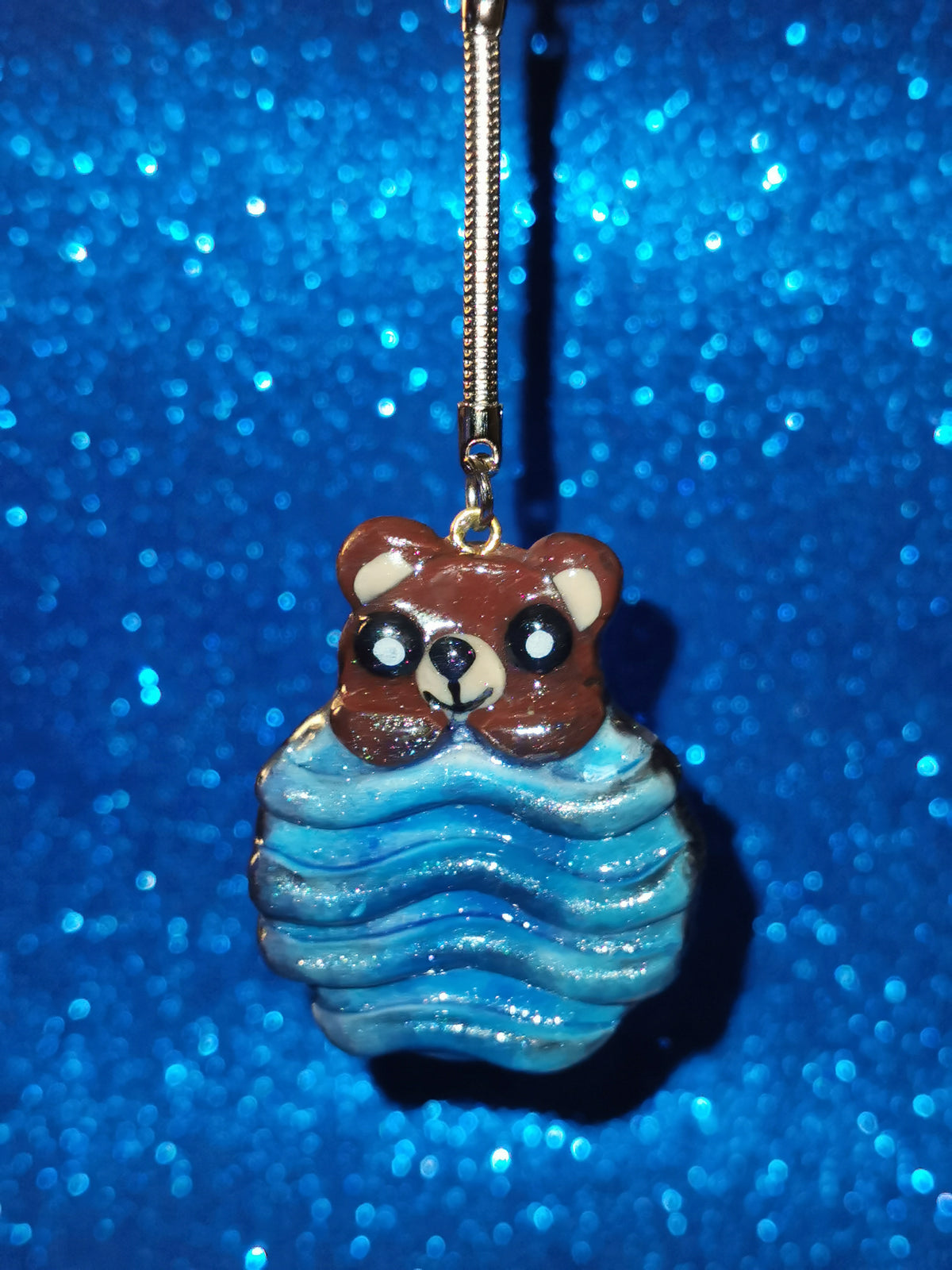 Galaxy Ripple Wave Teddy Bear Worry Stones
