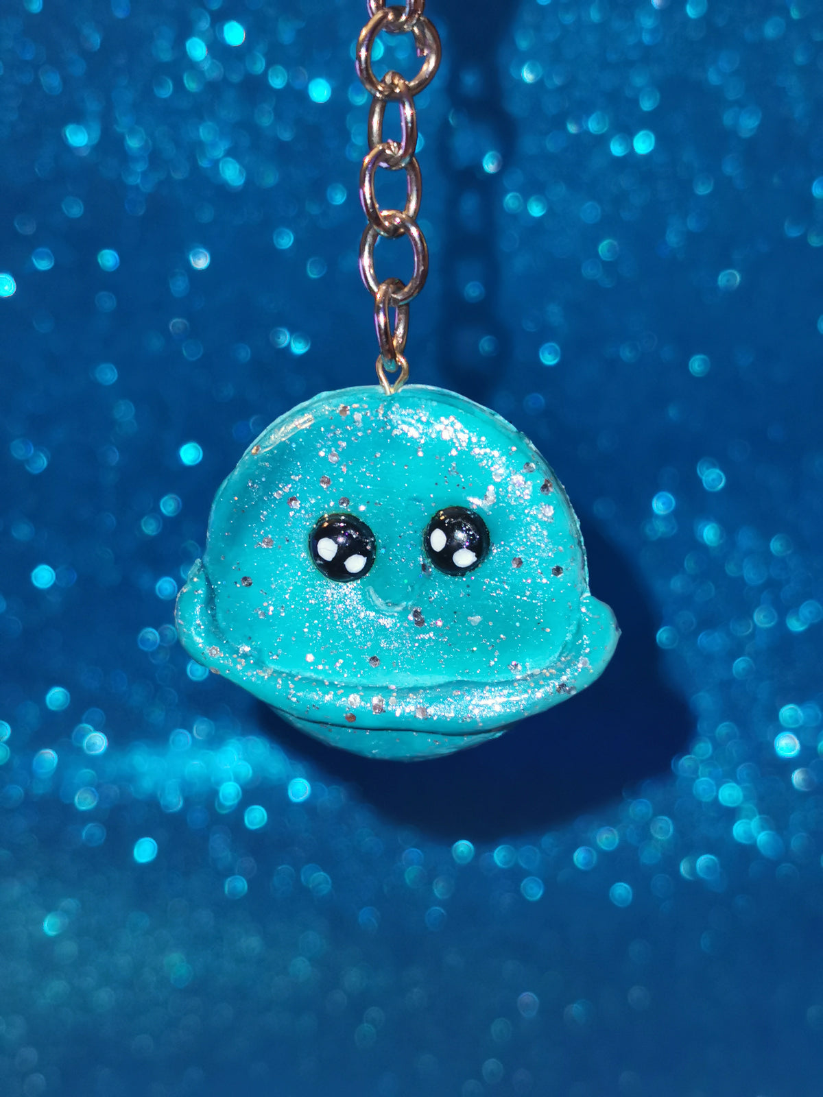 Galaxy Colourful Planet Keyring
