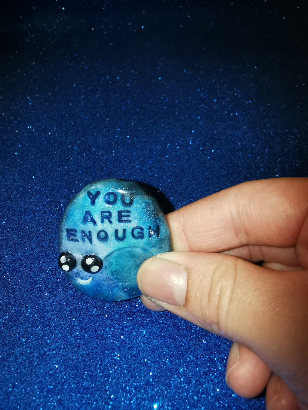Galaxy Aurora Affirmation Worry Stone Set - Hope