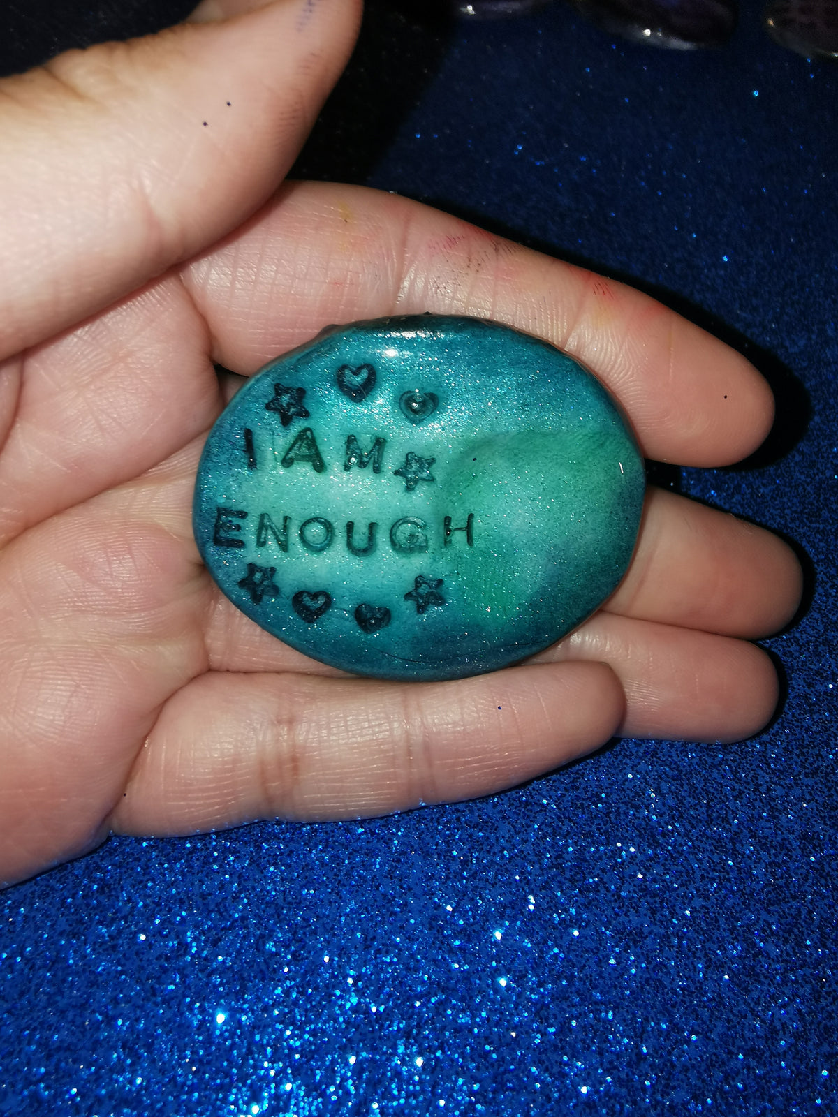 Galaxy Affirmation Worry Stones - Strength & Confidence Set
