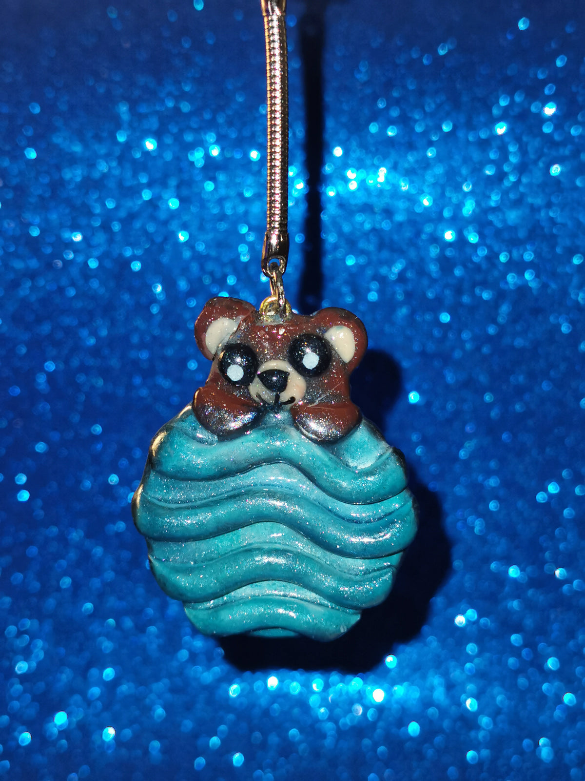 Galaxy Ripple Wave Teddy Bear Worry Stones
