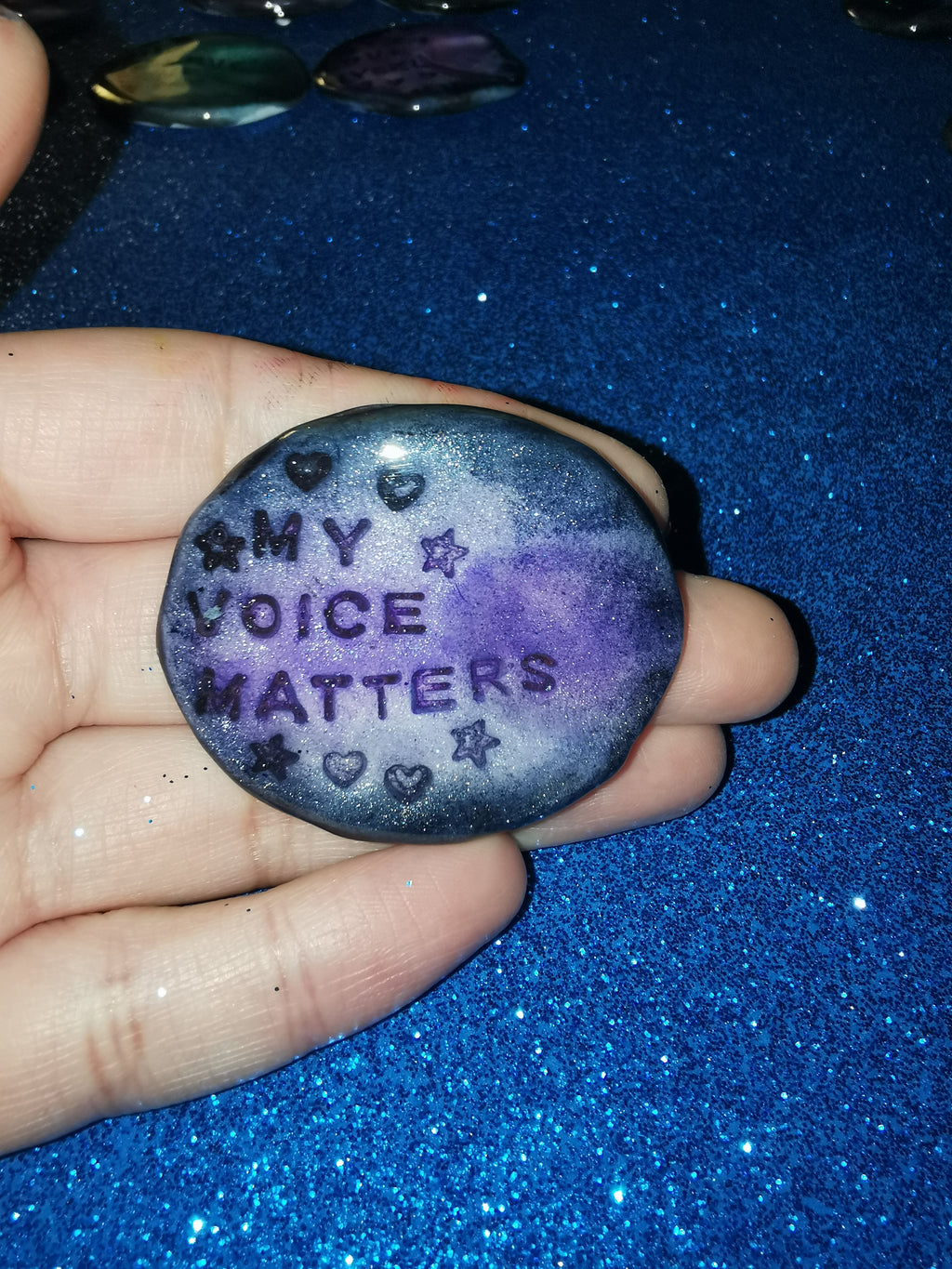 Galaxy Aurora Affirmation Worry Stones - Fresh Beginnings Set
