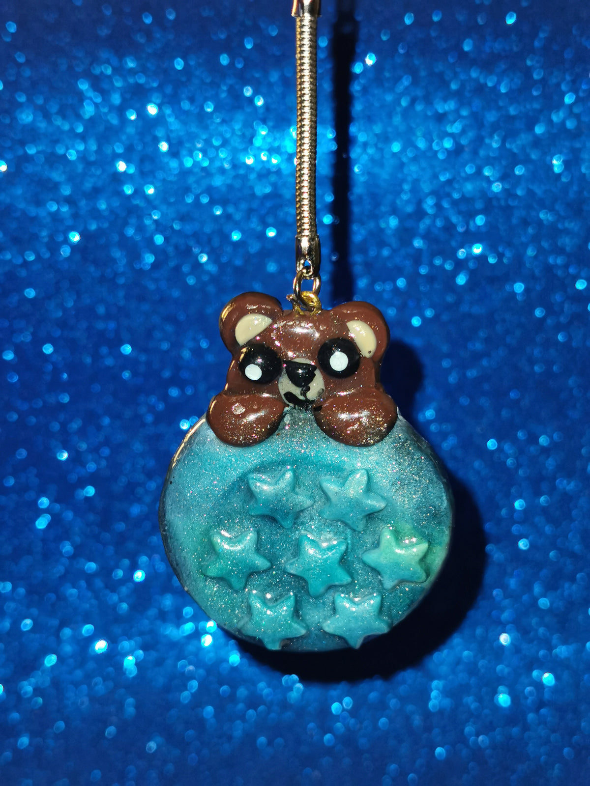 Galaxy Star Teddy Worry Stone