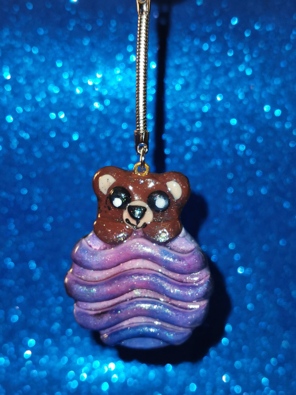 Galaxy Ripple Wave Teddy Bear Worry Stones