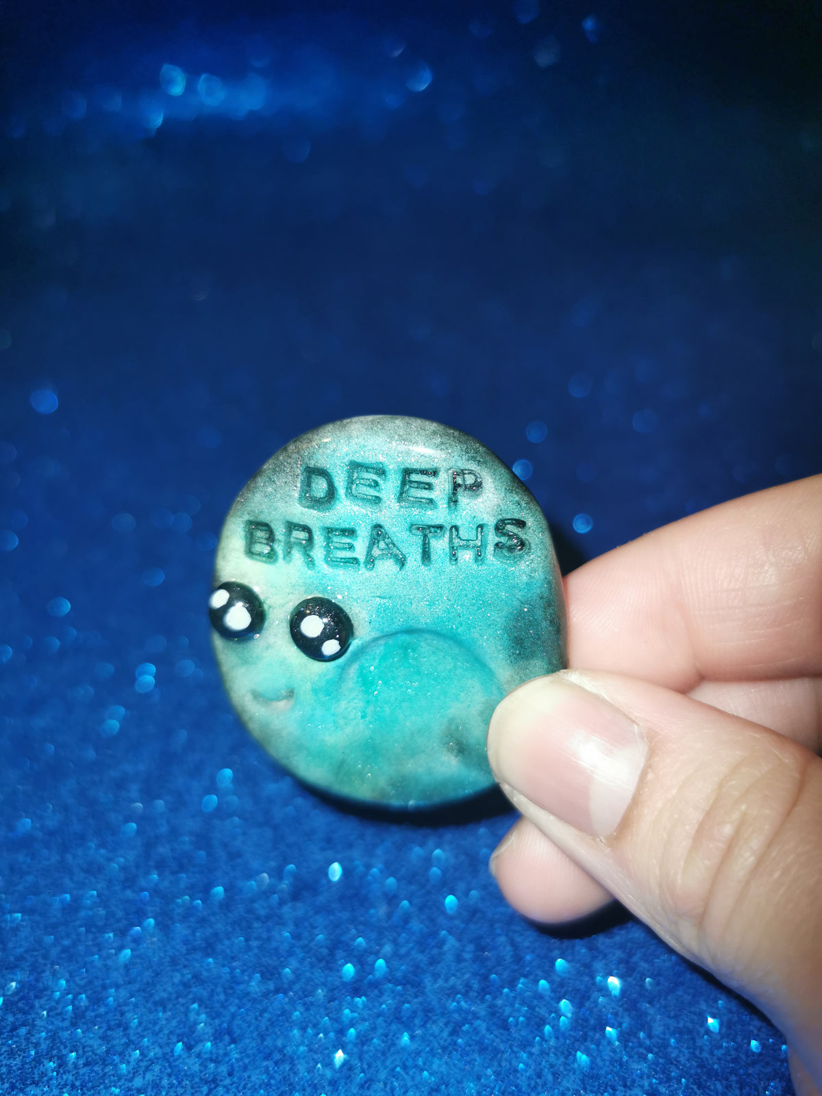 Galaxy Aurora Affirmation Worry Stone Set - Strength