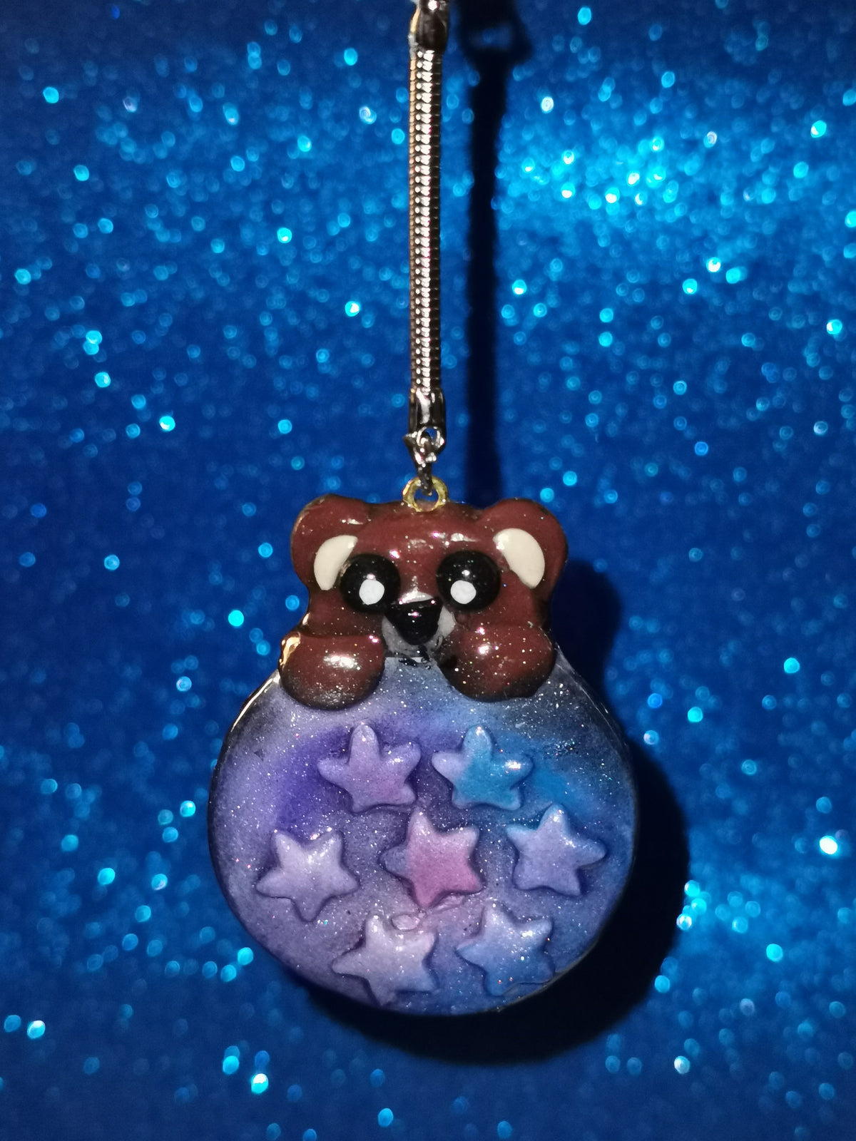 Galaxy Star Teddy Worry Stone