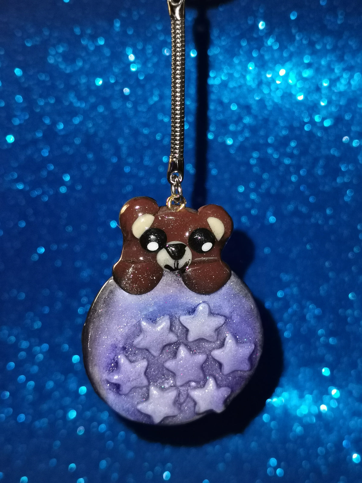 Galaxy Star Teddy Worry Stone