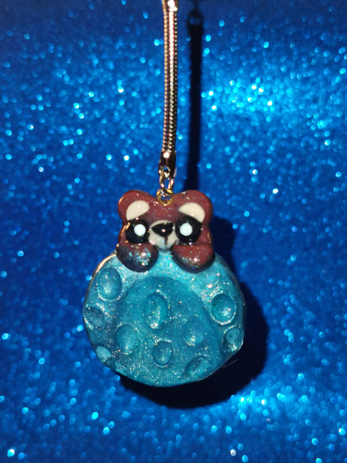Galaxy Crater Moon Teddy Bear Worry Stones