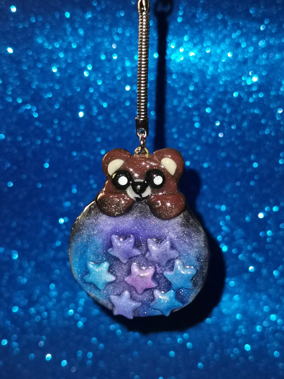 Galaxy Star Teddy Worry Stone