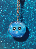 Galaxy Moon Keyring