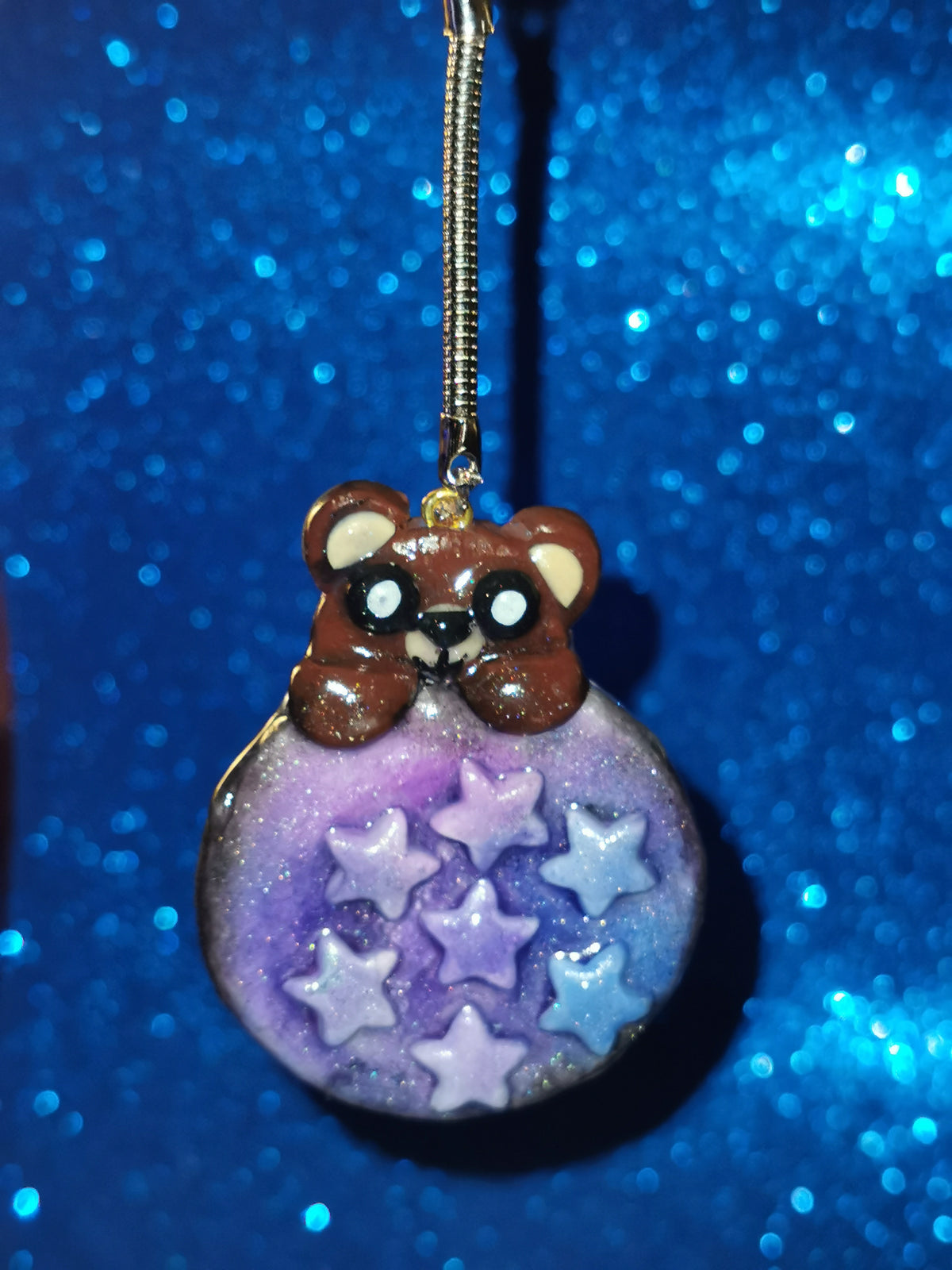 Galaxy Star Teddy Worry Stone
