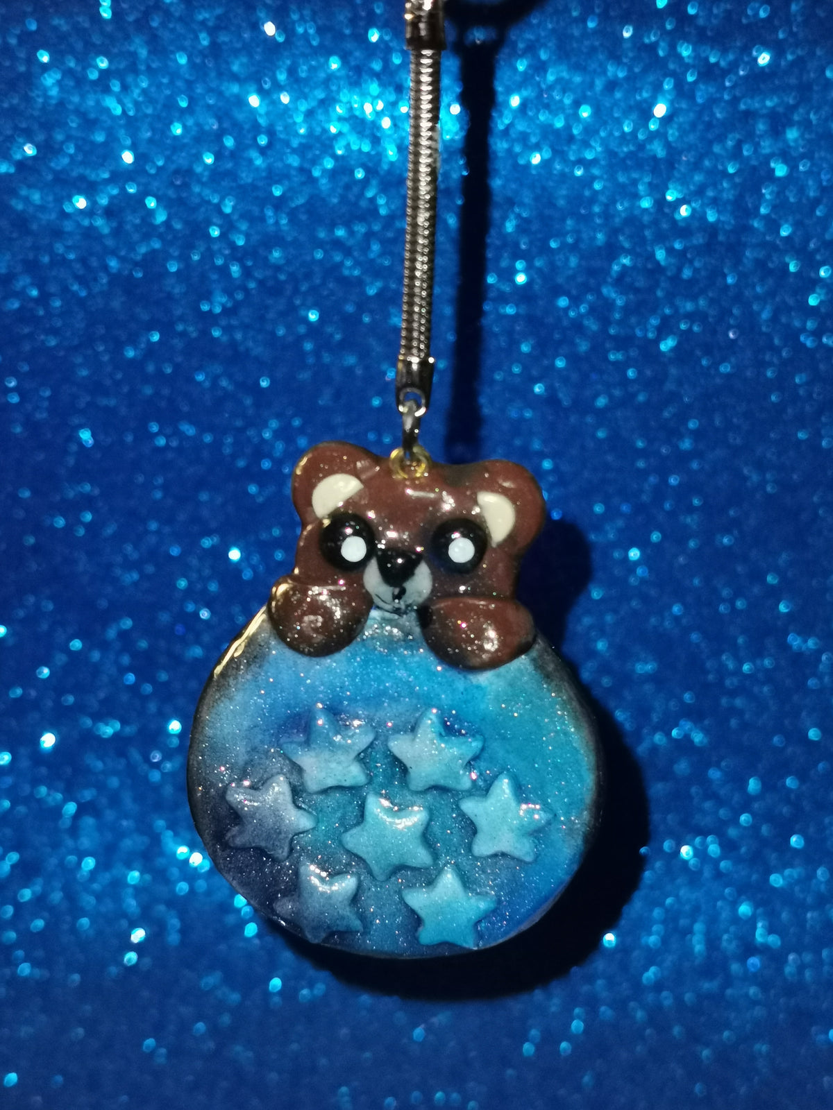 Galaxy Star Teddy Worry Stone