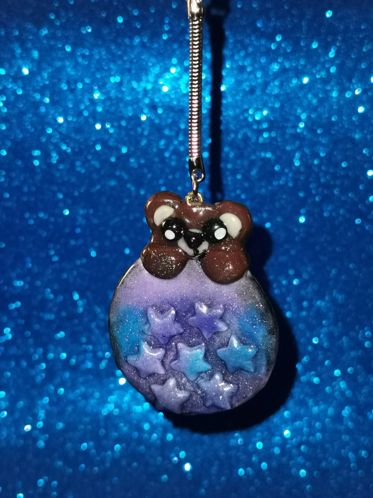 Galaxy Star Teddy Worry Stone