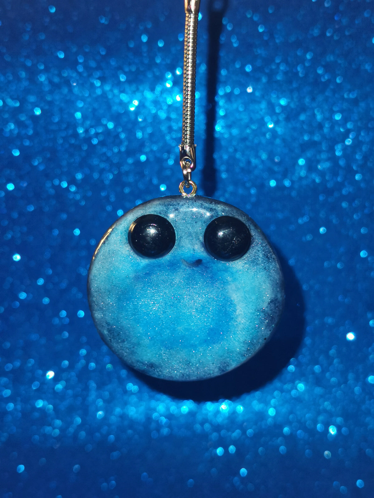 Galaxy Aurora Blob Buddy Worry Stone Keyring