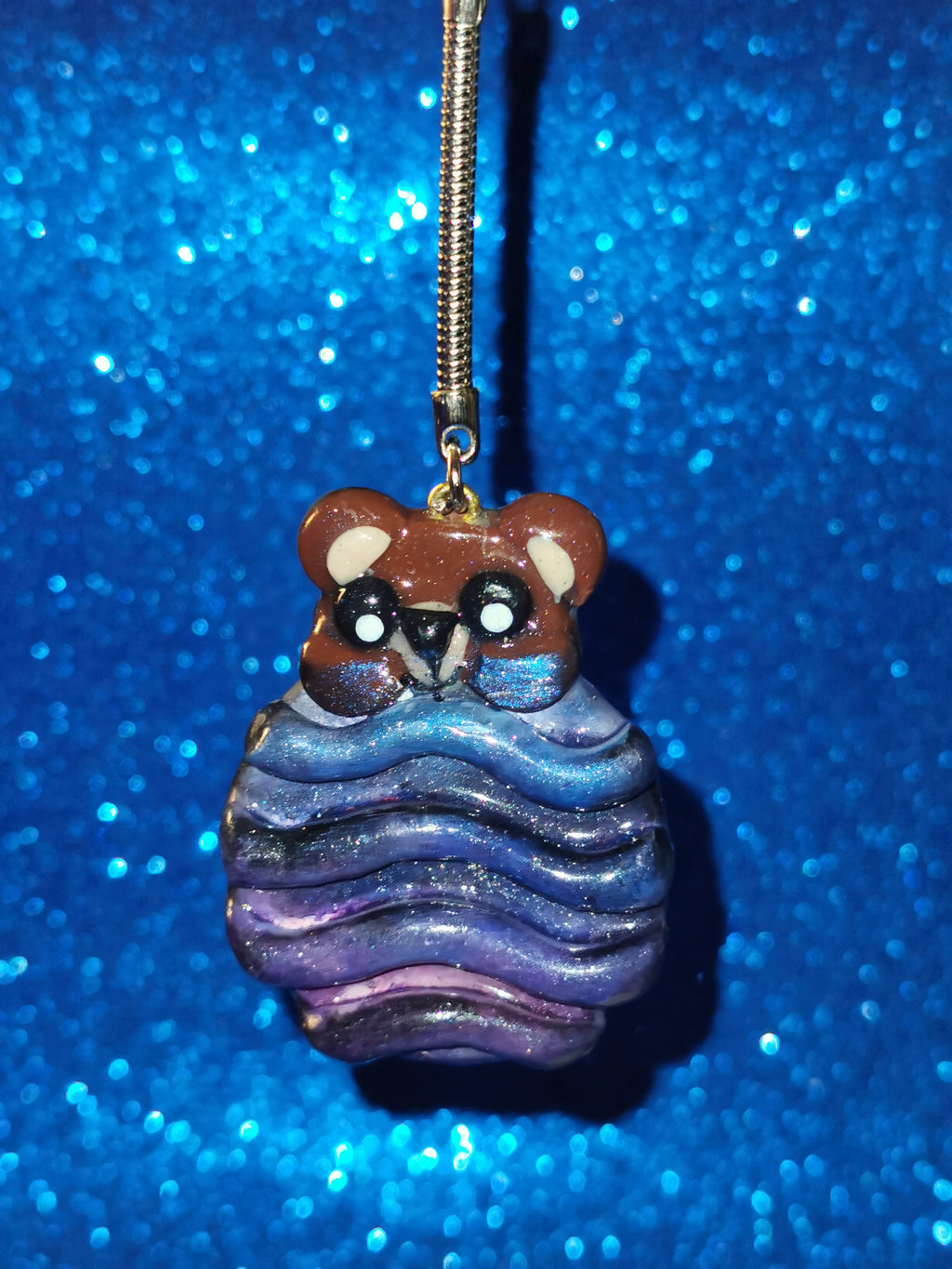 Galaxy Ripple Wave Teddy Bear Worry Stones