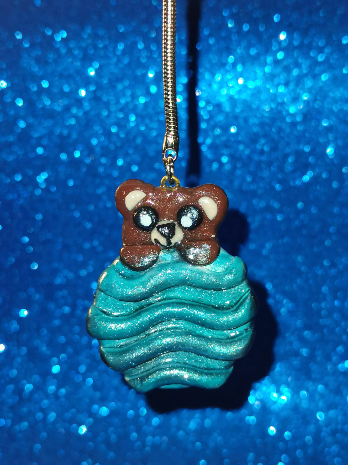 Galaxy Ripple Wave Teddy Bear Worry Stones