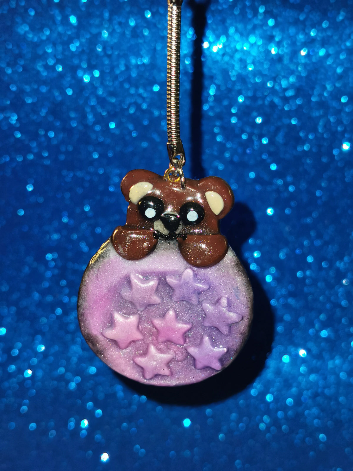 Galaxy Star Teddy Worry Stone
