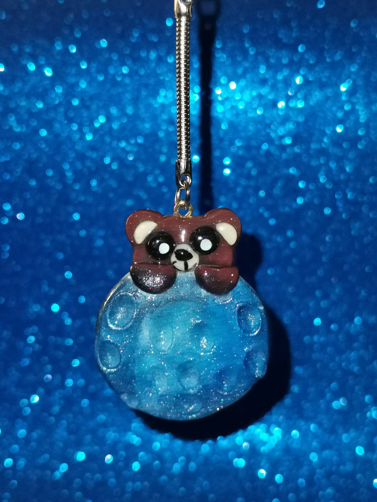 Galaxy Crater Moon Teddy Bear Worry Stones