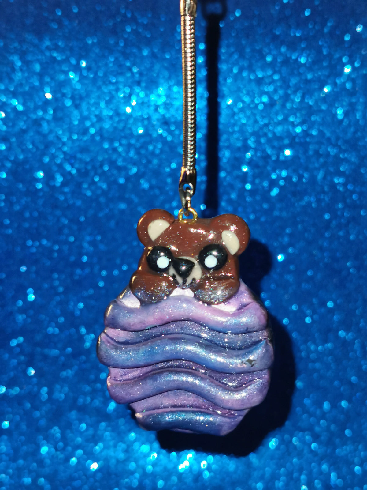 Galaxy Ripple Wave Teddy Bear Worry Stones