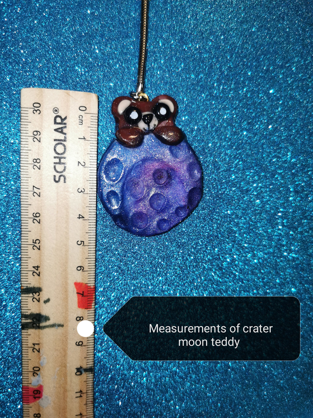 Galaxy Crater Moon Teddy Bear Worry Stones